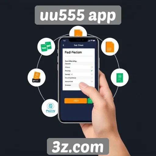 Sistema de pagamentos e saques do uu555 app