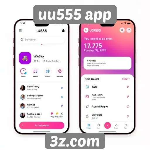 Revisão da interface do usuário do uu555 app