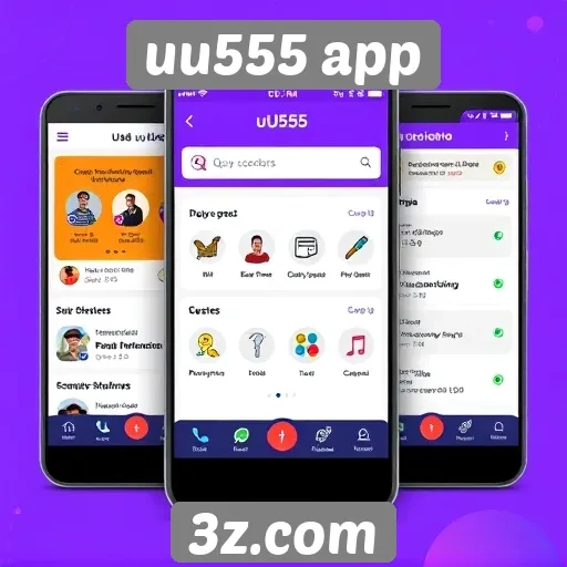 Interface do uu555 app é intuitiva e fácil de usar